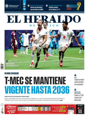 Cover of El Heraldo de Mexico