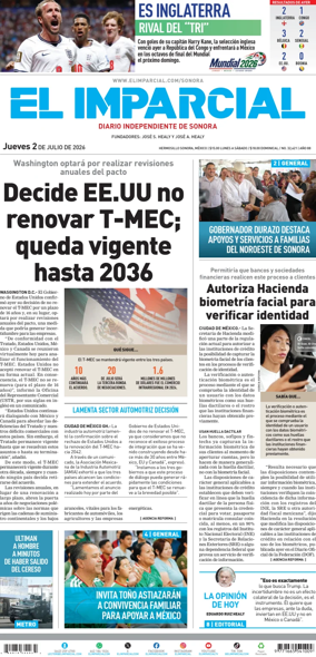 Cover of El Imparcial