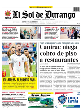 Cover of El Sol de Durango