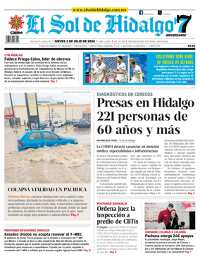 Cover of El Sol de Hidalgo