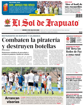 Cover of El Sol de Irapuato