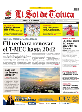 Cover of El Sol de Toluca
