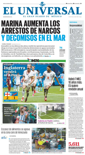 Cover of El Universal