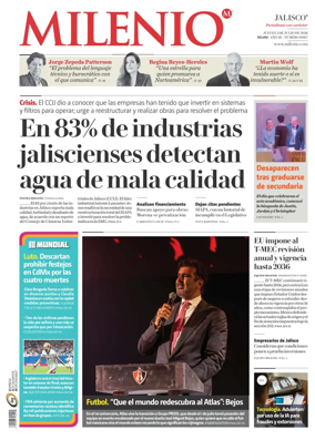 Cover of Milenio Jalisco