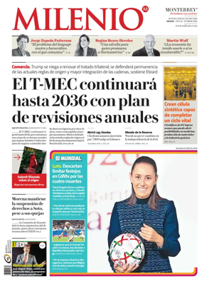 Cover of Milenio Monterrey