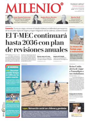 Cover of Milenio Tamaulipas
