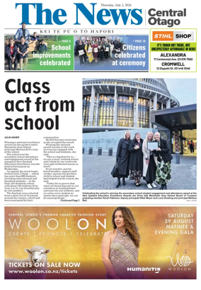 Cover of Central Otago News