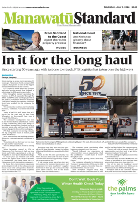 Cover of Manawatu Standard