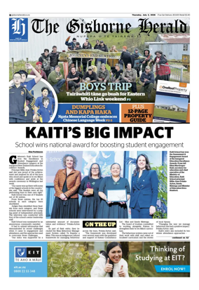 Cover of The Gisborne Herald
