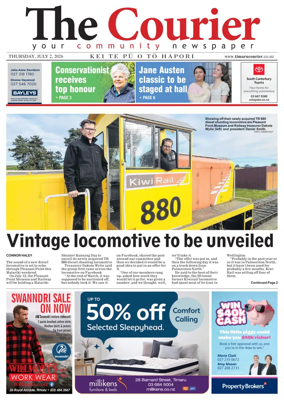 Cover of The Timaru Courier