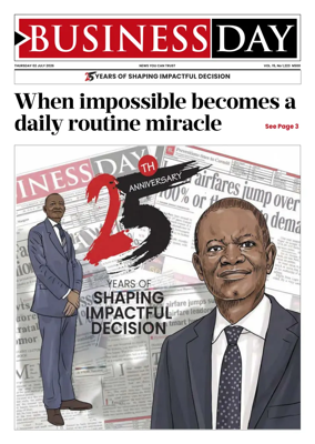 Cover of Business Day (Nigeria)