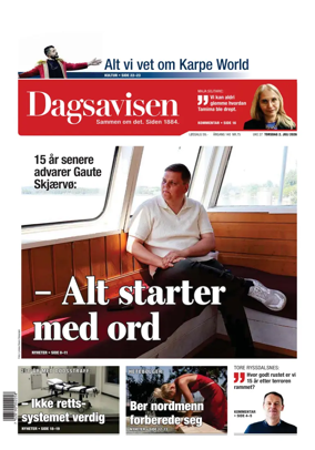 Cover of Dagsavisen
