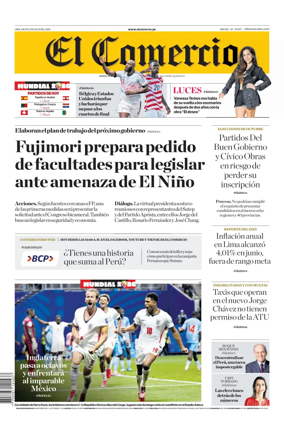 Cover of Diario El Comercio