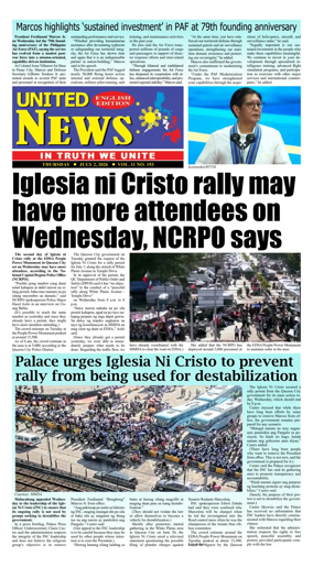 Cover of United News - English Edition