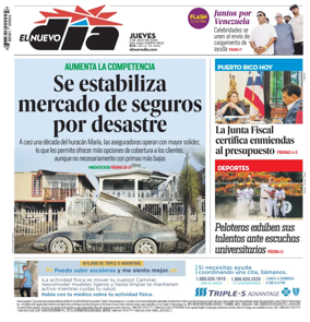 Cover of El Nuevo Dia