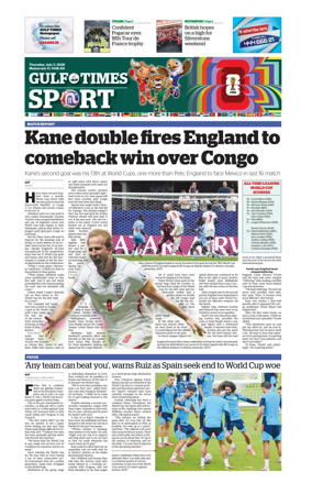 Cover of Gulf Times Sport
