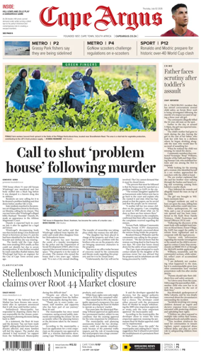 Cover of Cape Argus (PM Edition)