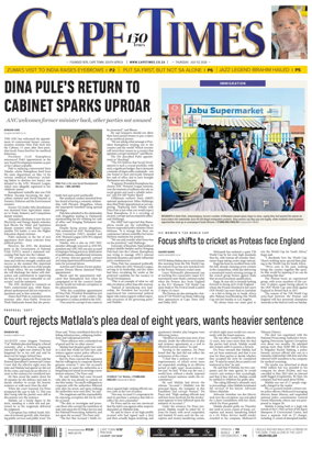 Cover of Cape Times