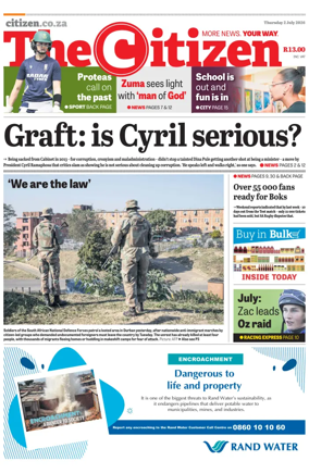 Cover of The Citizen (KZN)