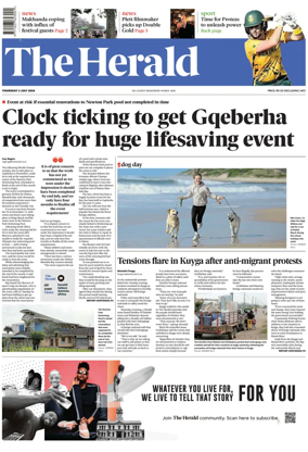 Cover of The Herald (South Africa)