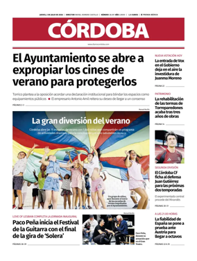 Cover of Diario Cordoba