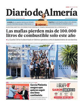 Cover of Diario de Almeria