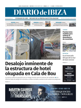 Cover of Diario de Ibiza