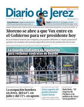 Cover of Diario de Jerez
