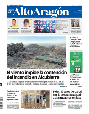 Cover of Diario del Alto Aragon