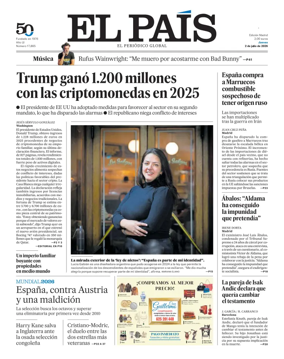 Cover of El Pais Madrid