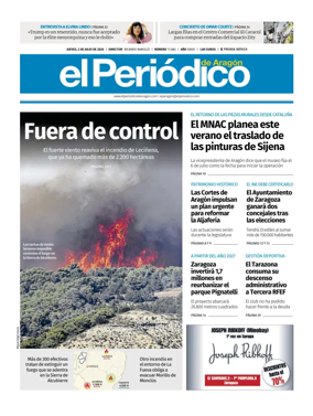 Cover of El Periodico Aragon