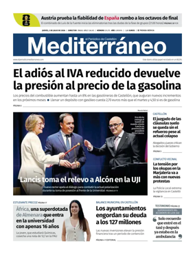 Cover of El Periodico Mediterraneo
