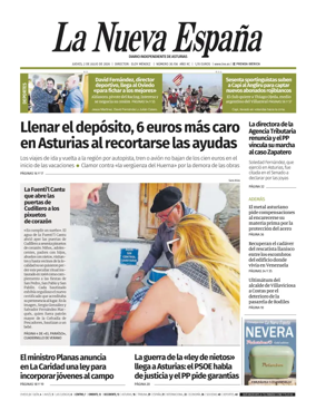 Cover of La Nueva Espana (Occidente)