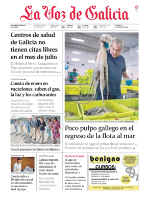 Cover of La Voz de Galicia (Carballo)