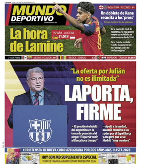 Cover of Mundo Deportivo (At. Madrid)