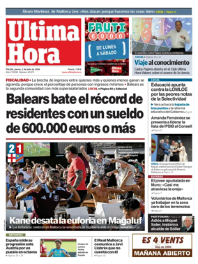 Cover of Ultima Hora