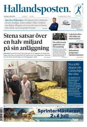 Cover of Hallandsposten