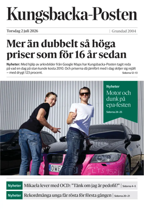 Cover of Kungsbacka-Posten