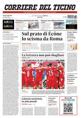 Cover of Corriere del Ticino