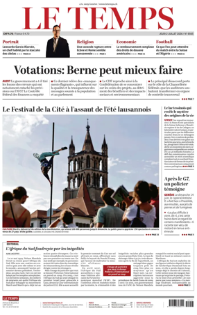 Cover of Le Temps