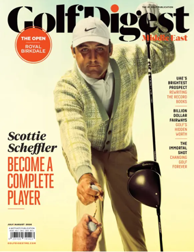 Cover of Golf Digest Middle East