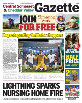 Cover of Central Somerset & Cheddar Valley Gazette