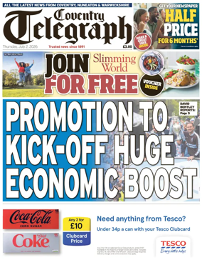Cover of Coventry Telegraph