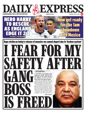 Cover of Daily Express
