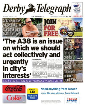 Cover of Derby Telegraph