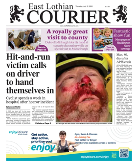 Cover of East Lothian Courier