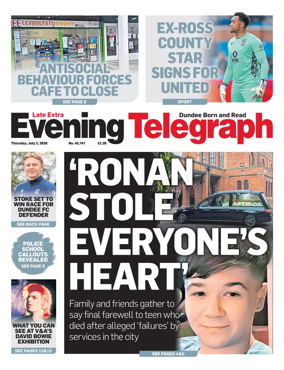 Cover of Evening Telegraph (First Edition)