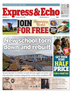 Cover of Express & Echo (City & East Devon Edition)