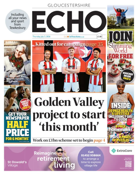 Cover of Gloucestershire Echo