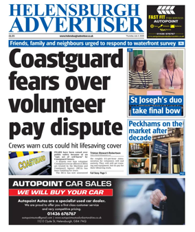 Cover of Helensburgh Advertiser